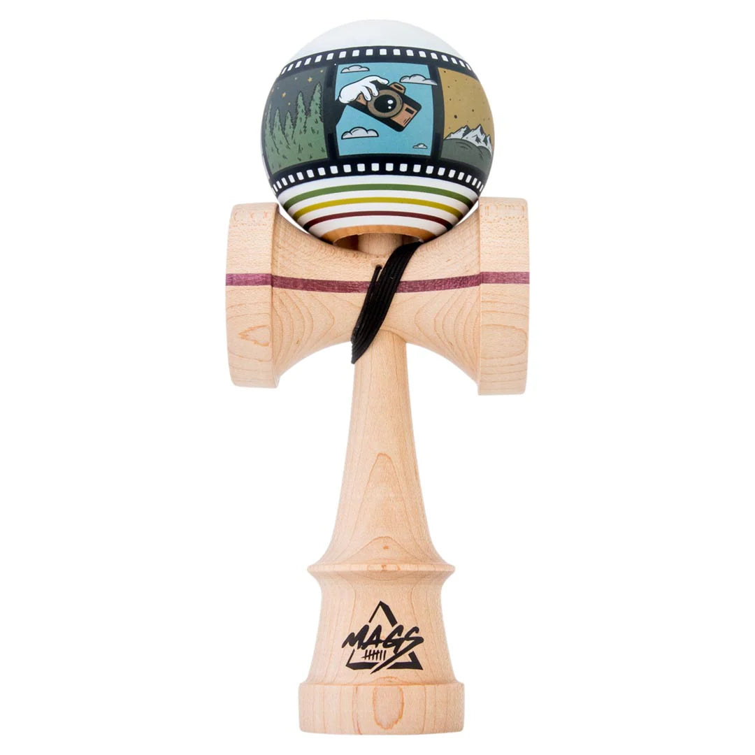 Zach Magnuson Pro Model Kendama v2 – Luna Shape – Silk Paint – #MAGSMOD 🎞️